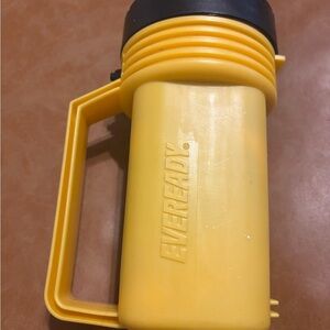 Eveready Yellow Lantern LED Flashlight; takes 6V battery (not included)